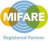 MIFARE registered partner logo for Digital Logic NFC Reader manufacturers